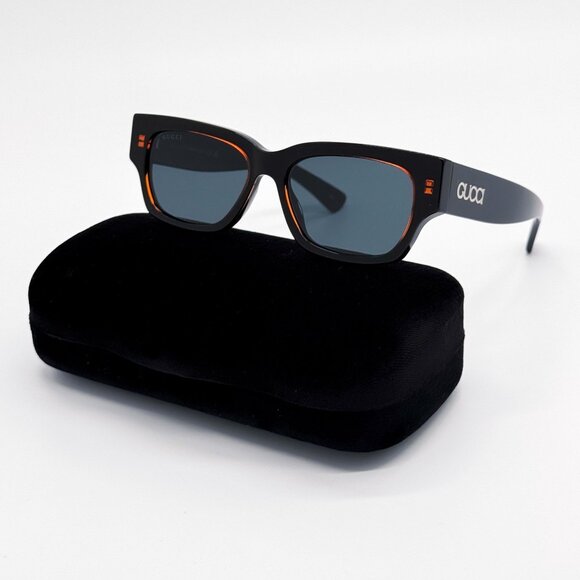 NEW GUCCI GG1794S 003 UNISEX BLACK GRAY SUNGLASSES GUCCI - Picture 2 of 10